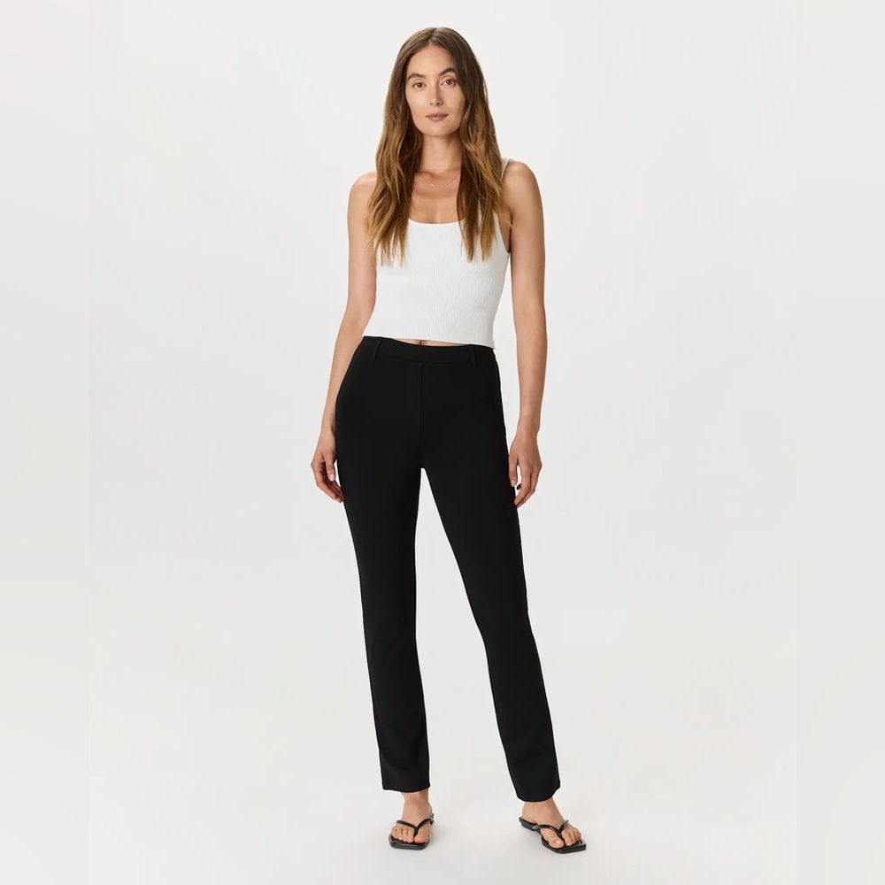 Quince Straight-Leg Pants in Black